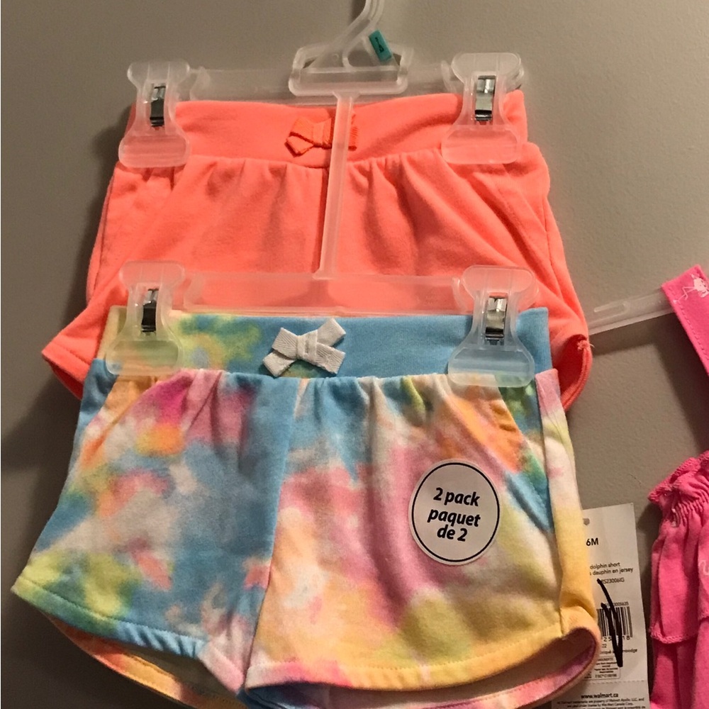 Girls Shorts 2Piece 3-6 Months
